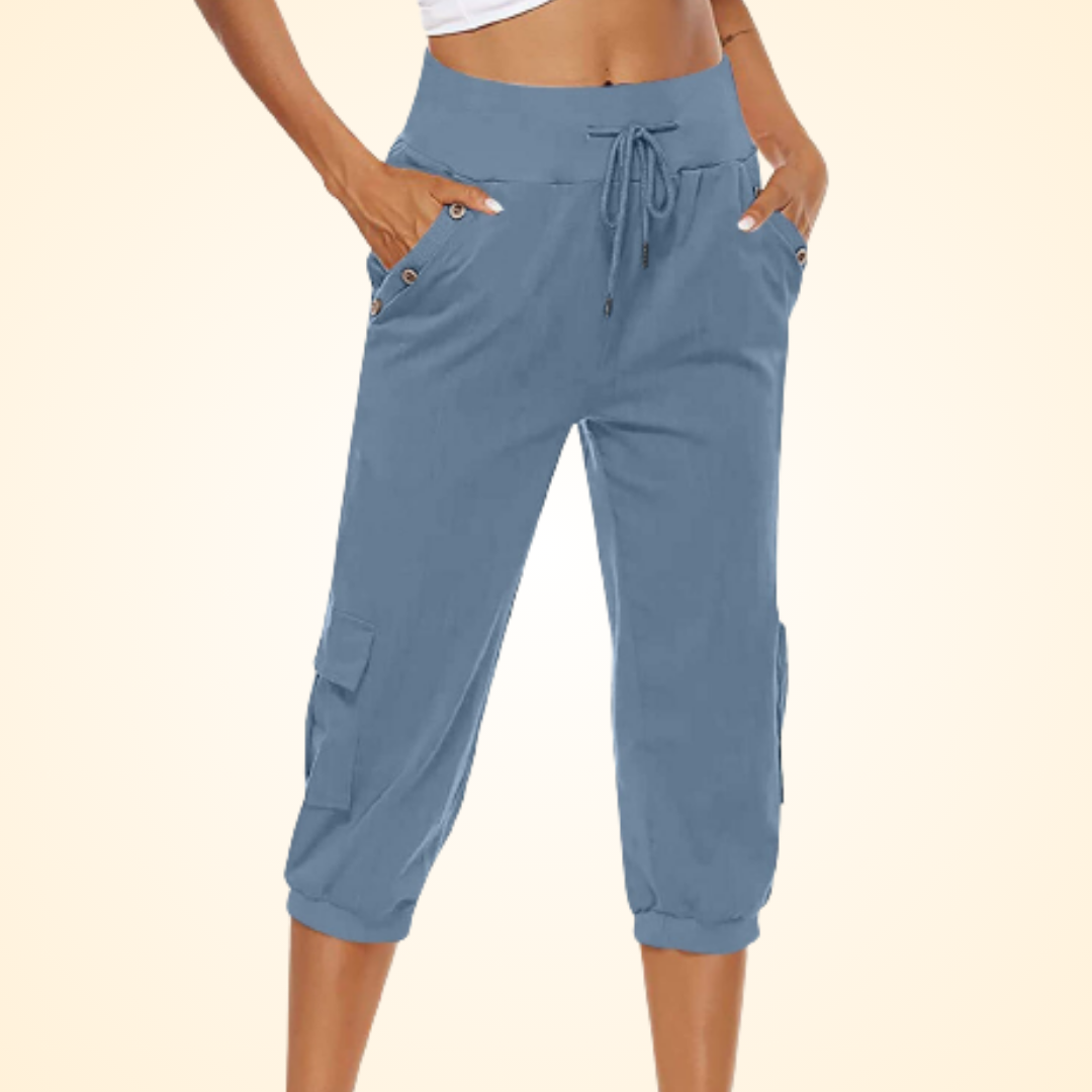PantsFit™ Cargo Trousers with Drawstring | Comfortable & Versatile Utility Pants