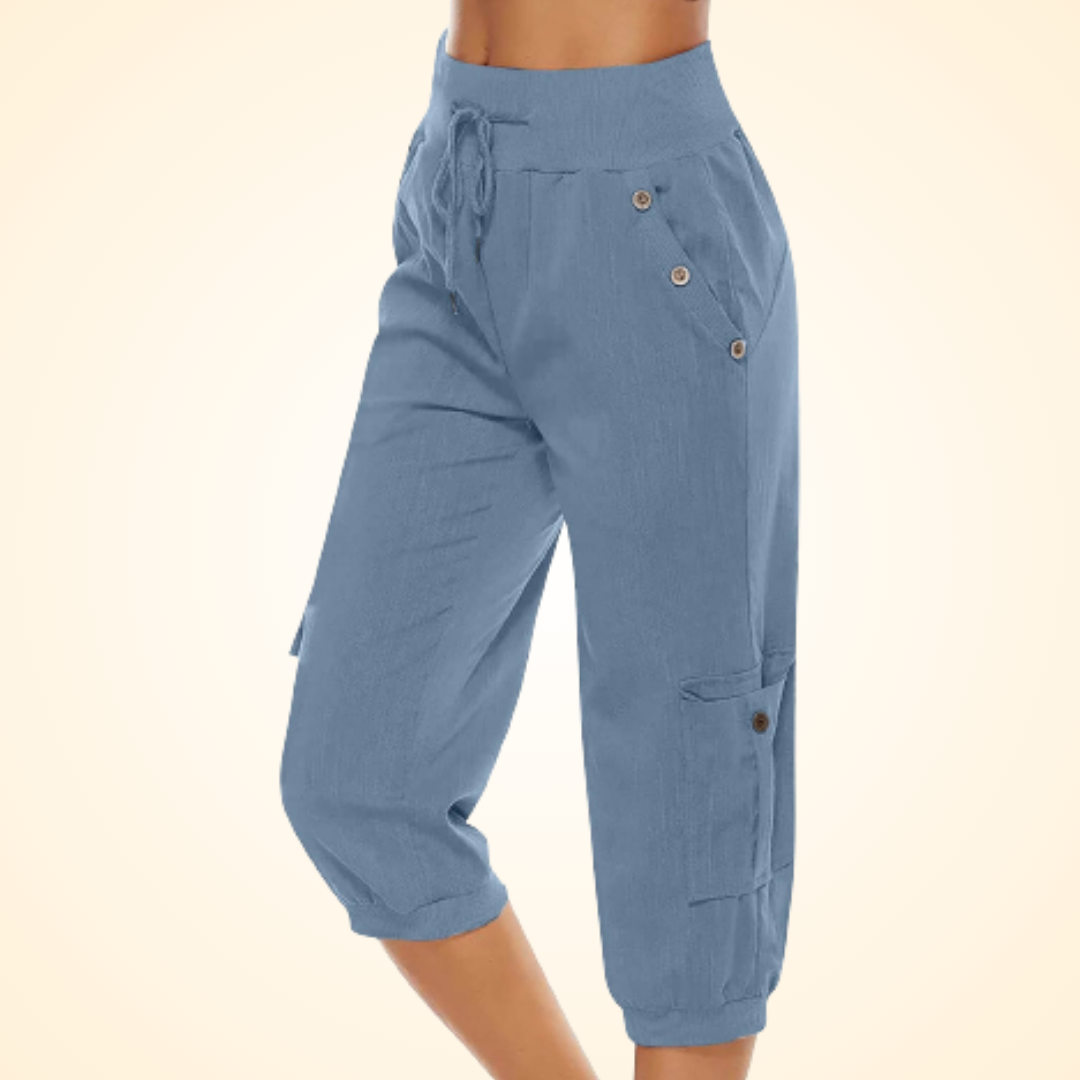 PantsFit™ Cargo Trousers with Drawstring | Comfortable & Versatile Utility Pants