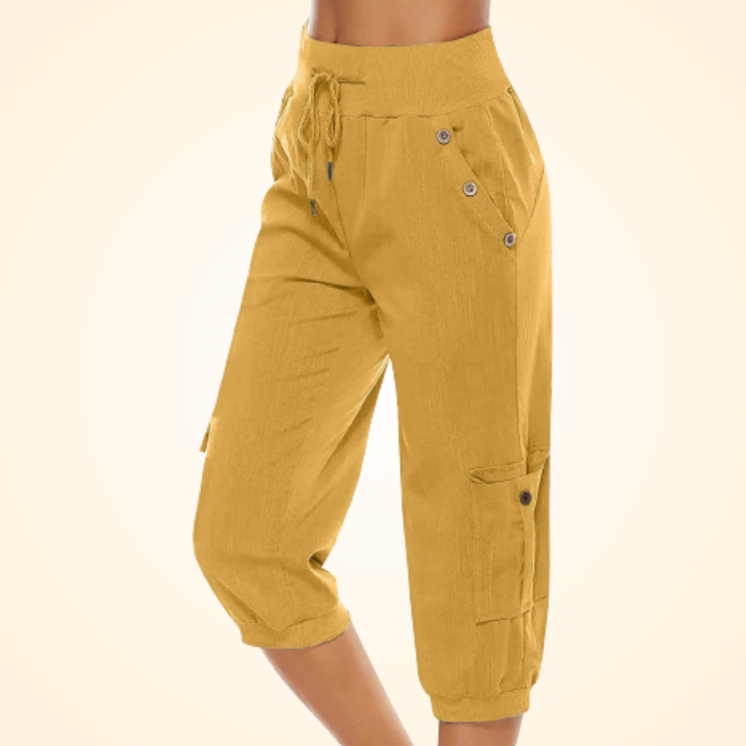 PantsFit™ Cargo Trousers with Drawstring | Comfortable & Versatile Utility Pants