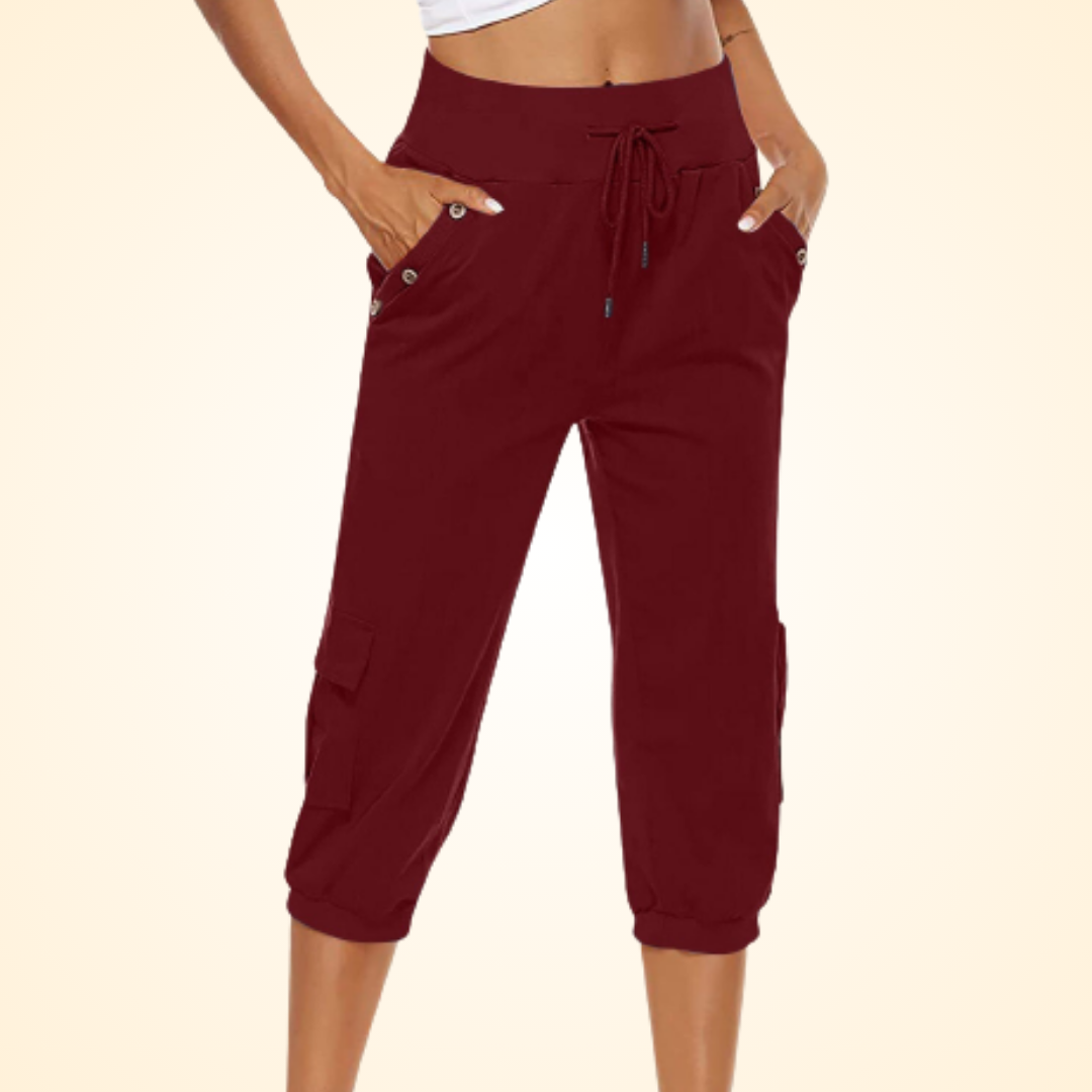 PantsFit™ Cargo Trousers with Drawstring | Comfortable & Versatile Utility Pants