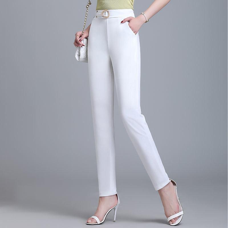 MAJESTIC ICE SILK PANTS | ELEGANT HIGH-WAIST COMFORT
